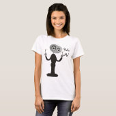 T-shirt Naughty Alien - Sondez-Moi ! (Devant entier)