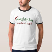 T-shirt Naughty Boy Tee (Devant)