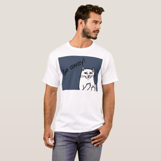 T-shirt Naughty Cat (Devant entier)