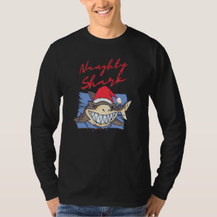 T-shirt Naughty Christmas Shark Doo Doo