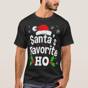 T-shirt Naughty Dirty Adulte Pyjama de Noël Hommes Femmes