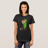 T-shirt Naughty Elf Christmas Elf Trouble Maker (Devant entier)