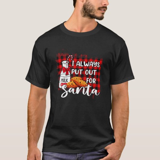 T-shirt Naughty J'Ai Toujours Sorti Pour Père Noël Christm (Devant)