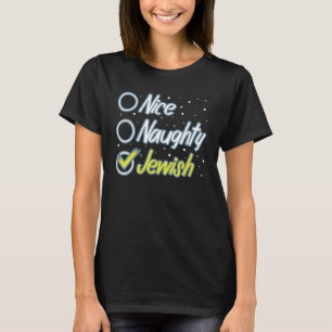 T-shirt Naughty Jewish Ugly Hanukkah Sweater Chanukah