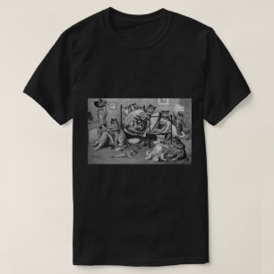 T-shirt Naughty Kittens, Louis Wain