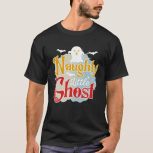 T-shirt Naughty Little Ghost Halloween Funny Halloween Cos