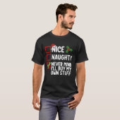 T-shirt Naughty Never Mind (Devant entier)