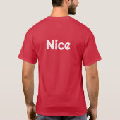 T-shirt Naughty Nice double face (Dos)