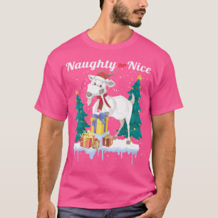 T-shirt Naughty or Nice Joyeuse Noël Femmes Noël Noël Père