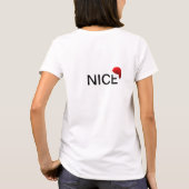 T-shirt Naughty ou Nice (Dos)