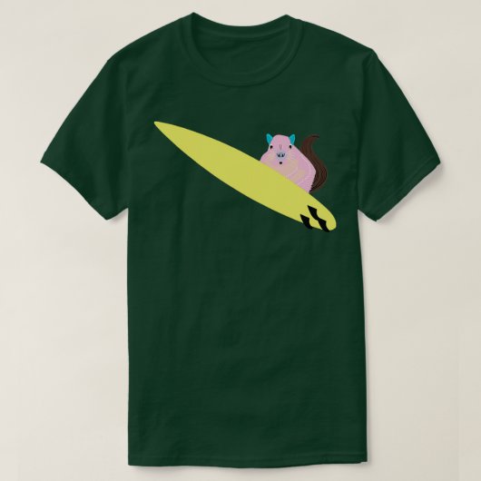 T-shirt Naughty Squirrel 249 Surf (Design devant)