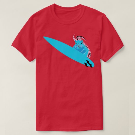 T-shirt Naughty Squirrel 262 Surf (Design devant)