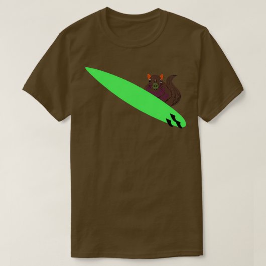 T-shirt Naughty Squirrel 541 Surf (Design devant)