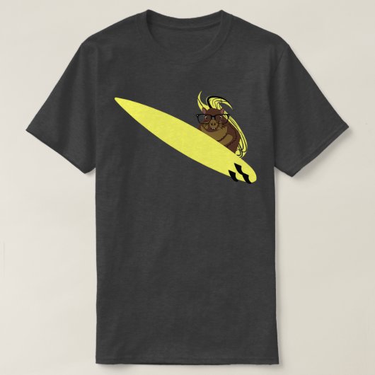 T-shirt Naughty Squirrel 768 Surf (Design devant)