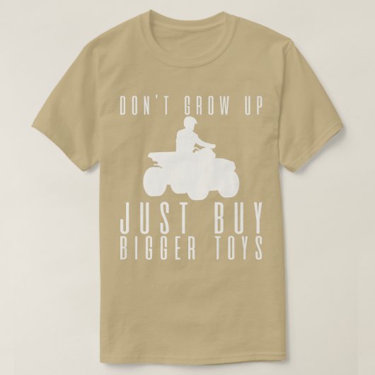 T-shirt N'augmentez pas, achetez simplement des jouets plu (Design devant)