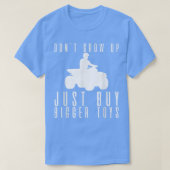 T-shirt N'augmentez pas, achetez simplement des jouets plu (Design devant)