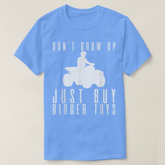 T-shirt N'augmentez pas, achetez simplement des jouets plu (Design devant)