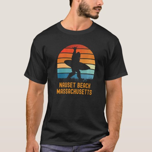 T-shirt Nauset Beach Massachusetts Sasquatch Souvenir (Devant)