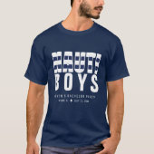 T-shirt Nauti Boys Nautical Funny Bachelor Party (Devant)