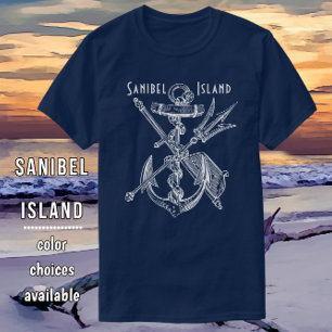 T-shirt Nautical Sanibel Island Florida Ships Ancre
