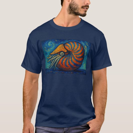 T-shirt Nautilus van Gogh (Devant)