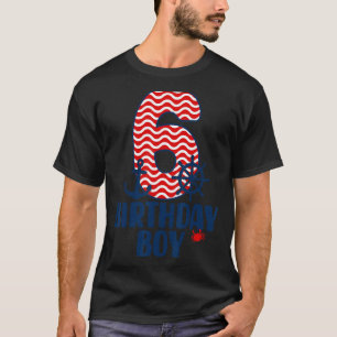 T-shirt Nautique 6e anniversaire Boy Sailers 6 an Old B Da