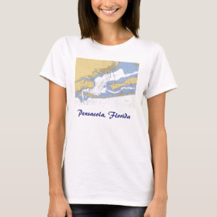 T-shirt nautique de diagramme de port de