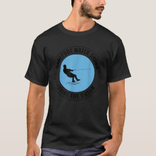 T-shirt Nautique pieds nus Ski en bateau à moteur Sport An
