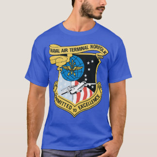 T-shirt Naval Air Terminal Norfolk wtxt X