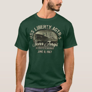 T-shirt Naval USS Liberty AGTR5 1967