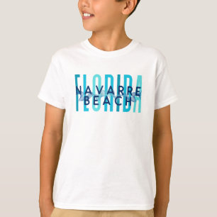 T-shirt Navarre Beach Floride (Ocean Waves)