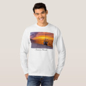 T-shirt Navarre Floride Coucher de soleil long manches (Devant entier)