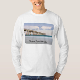 T-shirt Navarre Plage Pêche Quai Long Manche Chemise