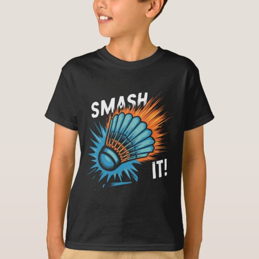 T-shirt Navette Badminton Match (Devant)