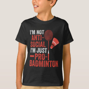 T-shirt Navette Badminton Player 6