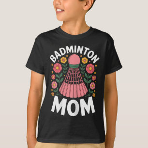 T-shirt Navette de maman de badminton Drôle de badminton