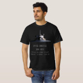 T-shirt Navette spatiale 1981-2011 (Devant entier)