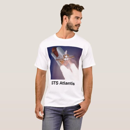 T-shirt Navette spatiale Atlantis (Devant entier)