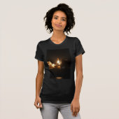 T-shirt Navette spatiale Terre Orbitale Nuit Spacecraft Ca (Devant entier)
