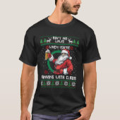 T-shirt N'Avez Pas De Lois Quand Vous Buvez Avec Des Claus (Devant)