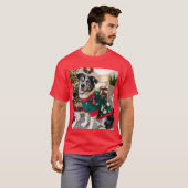 T-shirt Navidad Perruna: Decorando con Estilo (Devant entier)