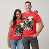 T-shirt Navidad Perruna: Decorando con Estilo (Unisexe)