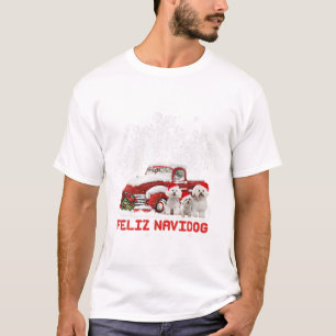T-shirt Navidog Bichon Frise