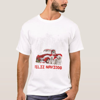 T-shirt Navidog Bichon Frise