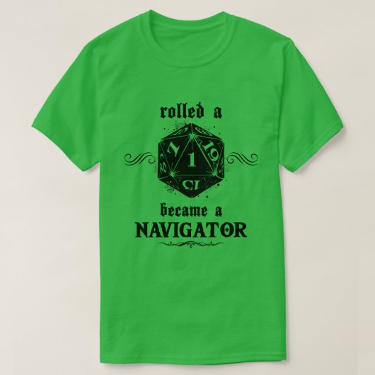 T-shirt Navigateur de défilement malchanceux (Design devant)