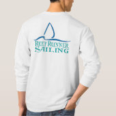 T-shirt Navigation de coureur de récif - logo de (Dos)