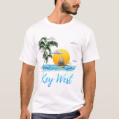 T-shirt Navigation de Key West (Devant)