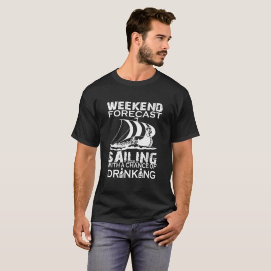 T-SHIRT NAVIGATION DE PRÉVISION DE WEEK-END
