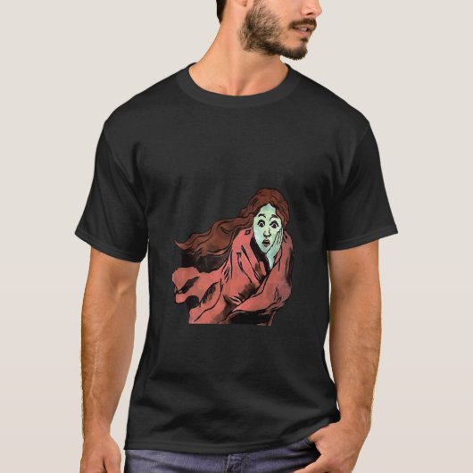 T-shirt Navigation Trauma Face De La Peur Vector Art Premi (Devant)