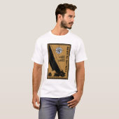 T-shirt Naviguer de Cape Cod au Maine (Devant entier)